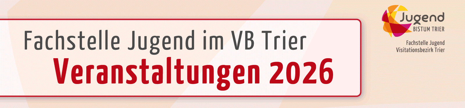 Veranstaltungen 2026 Banner